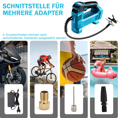 Akku Kompressor Aufblasbare Pumpe Auto Elektrische Luftpumpe Für Makita ◇18V* - Bild 11 von 13