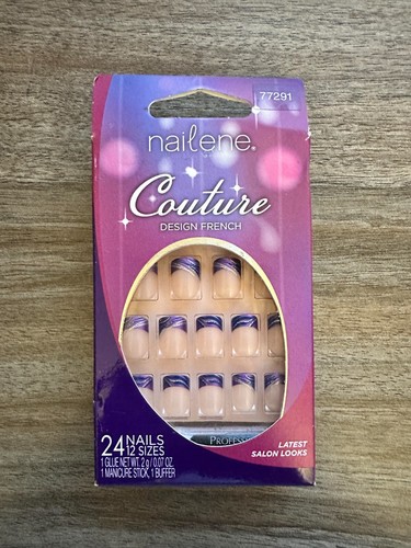 NAILENE So Natural Couture Everyday French Press-On 24 Nails Studio Kit NEW - Picture 27 of 41