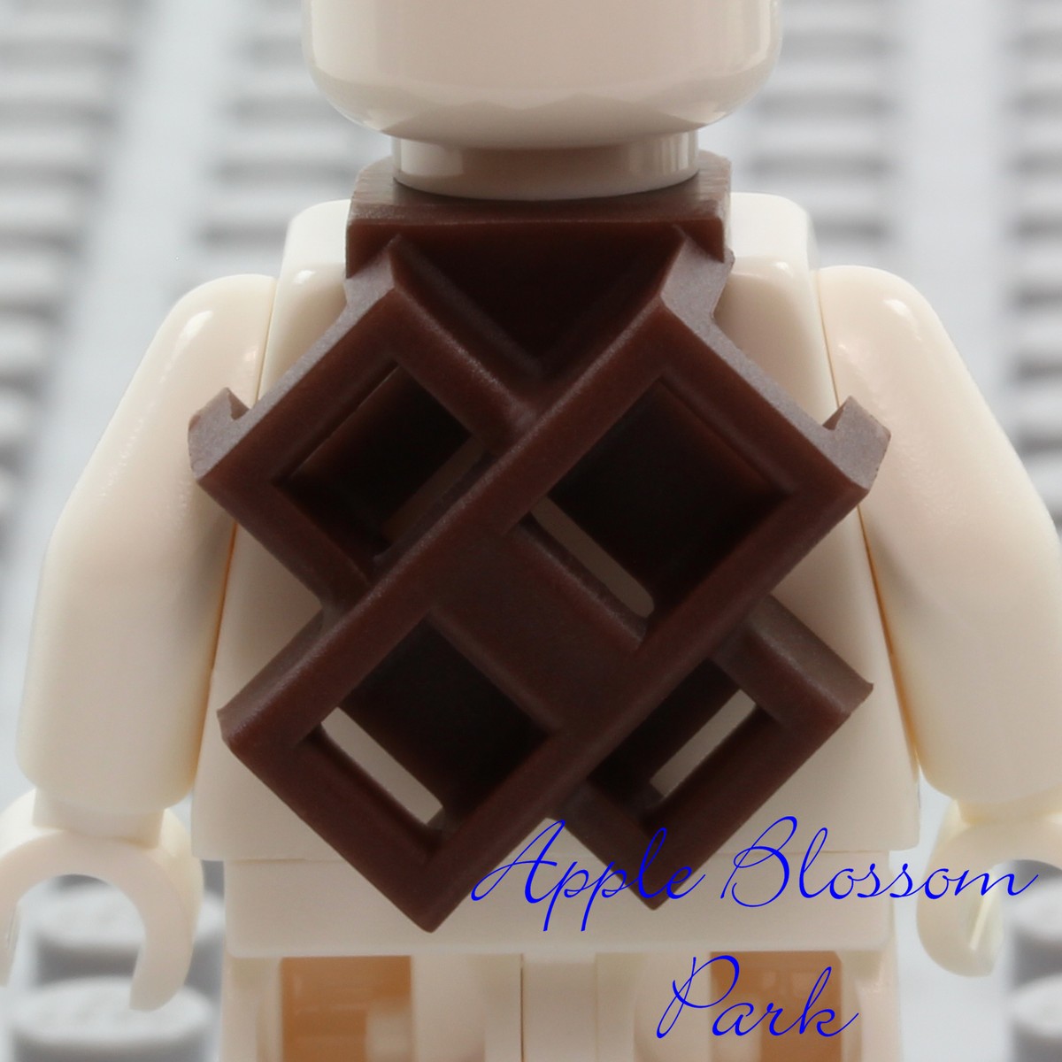 NEW Lego Minifig Dark Brown SCABBARD Ninja Weapon Holder Holds 2
