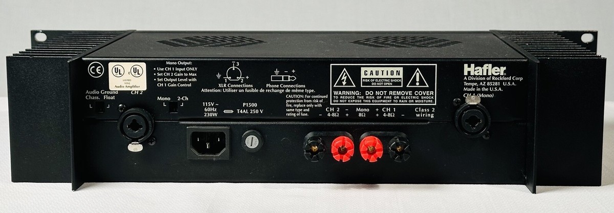 Hafler P1500 Trans•Nova Professional Power Amplifier | eBay Hafler P1500 Trans•Nova Professional Power Amplifier | eBay