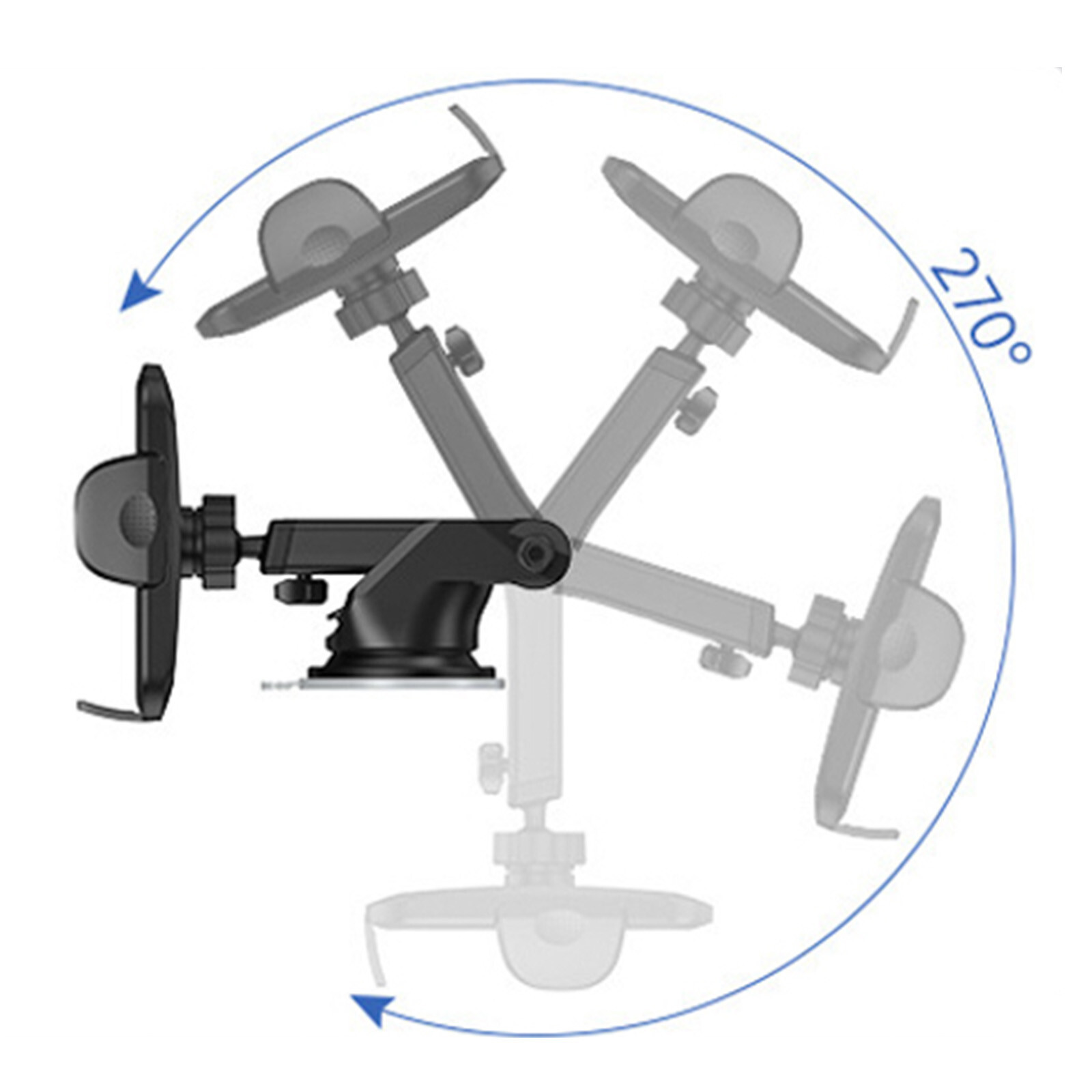 Suction Cup Car Phone Mount Cell Phone Holder For Windshield// Automobile - Picture 6 of 13