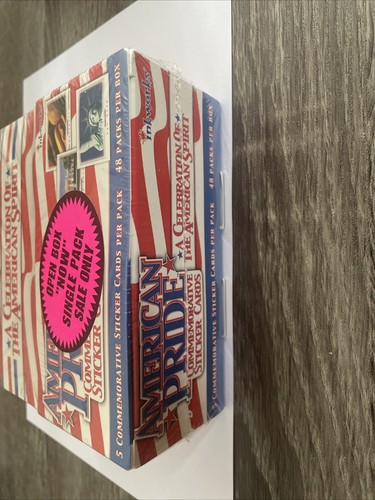 AMERICAN PRIDE: A CELEBRATION OF THE AMERICAN SPIRIT Sticker Card Box 48 Packs - Picture 2 of 5