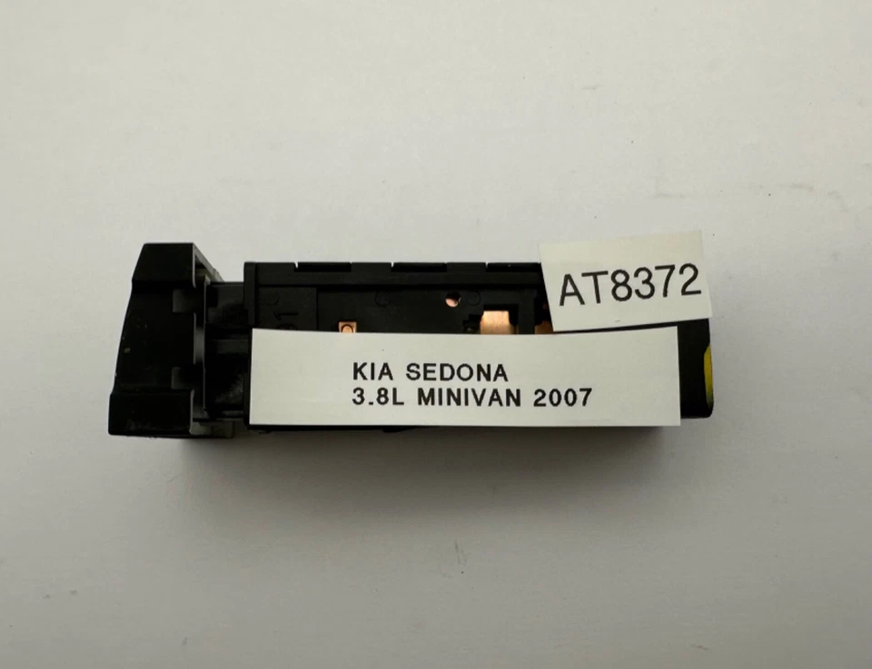 Interruptor de botón de control de apagado ESC para tablero Hyundai Entourage OEM 06-10 negro Foto 3 de 4