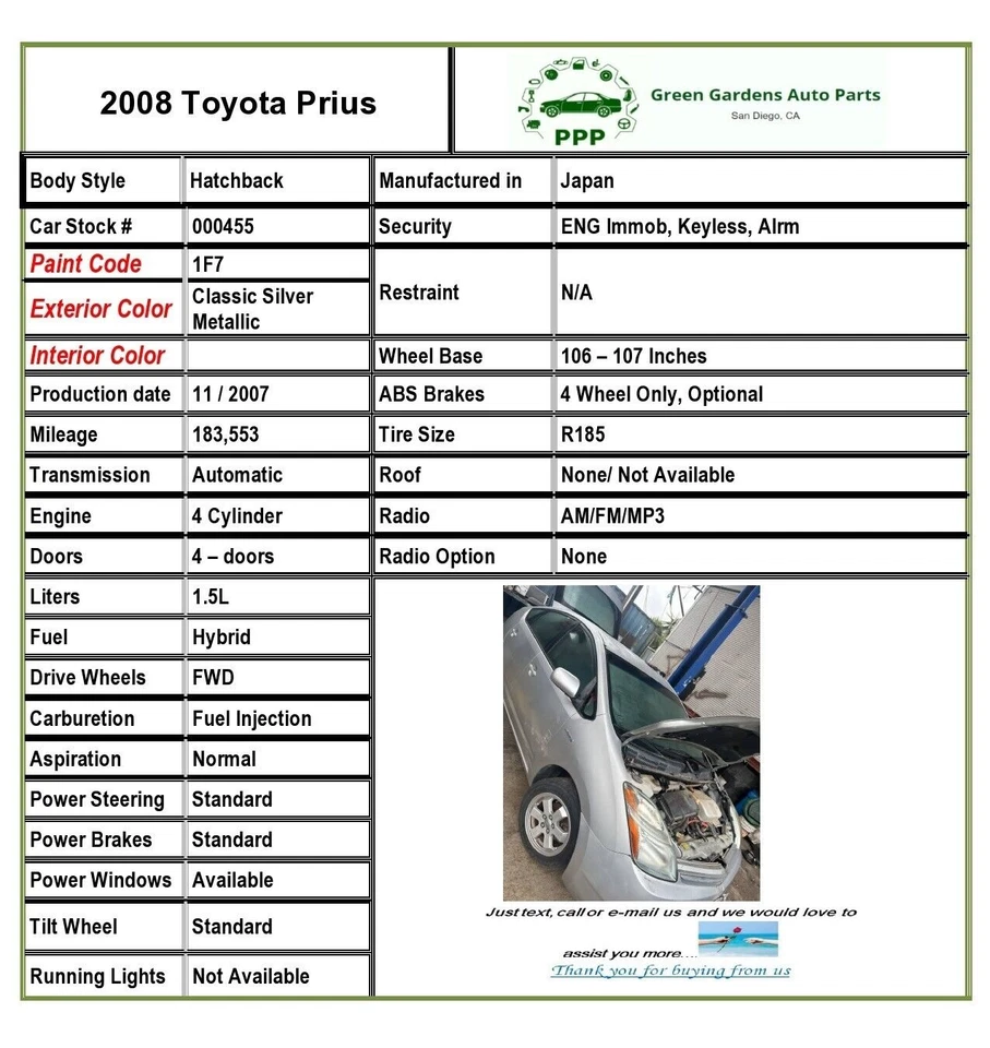 2004 - 2009 TOYOTA PRIUS Airbag Airbag Volante de Motorista SRS Segurança Esquerda - Imagem 4 de 4