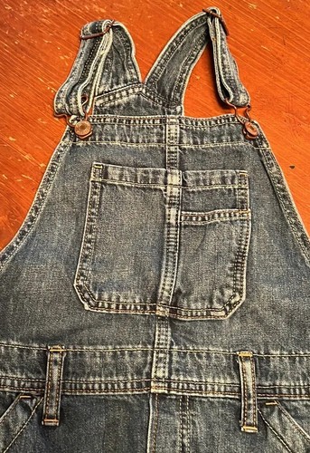 Gap Kids Denim Jumper Overall Dress Medium/8 - Picture 2 of 6