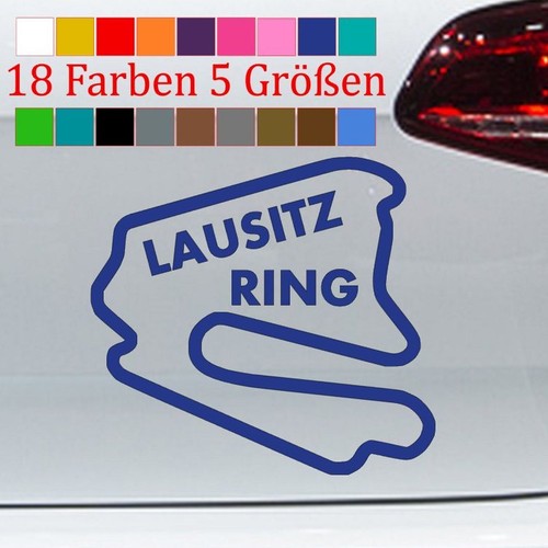 LAUSITZRING Aufkleber Rennstrecke Formel 1 F1 Grand Prix FUN 18 Farben 5 Größen - Bild 40 von 94