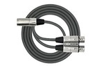 Kirlin Cable Microphone Cables Y30106 Feet XLR Male to Dual Female YCABLE