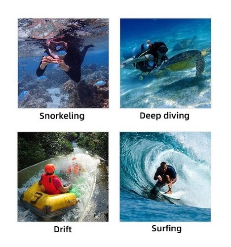 2mm&3mm Wetsuits Neoprene Diving Suits Snorkeling Kayaking Full Body Keep Warm - Bild 5 von 23