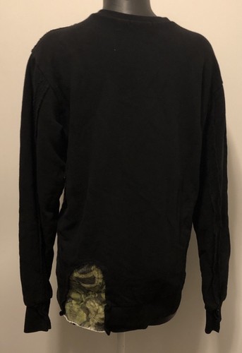 HAMPTON EAST H16FW-TO028 Black VOODOO Patch Custom Style Sweatshirt XL Unisex - Picture 6 of 9