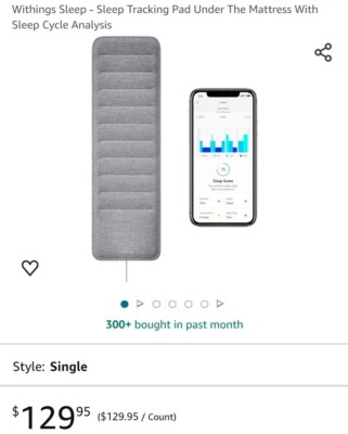 新品 Withings Sleep Tracking Mat Sleep Tracking Mat | Men's Health Shop