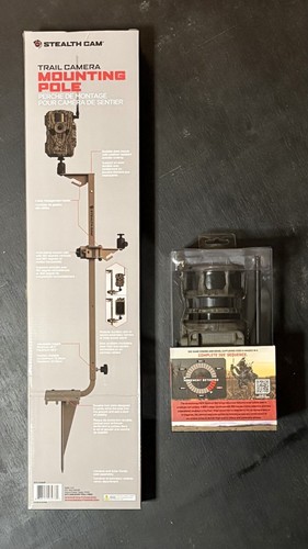 Stealth Cam Revolver 360 36MP Trail Camera Combo Pack With Mounting Pole New - Picture 2 of 4