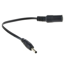 3.0mm x 1.0mm Male Plug to 5.5mm x 2.1mm female socket DC Power Adapter cable