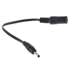 3.0mm x 1.0mm Male Plug to 5.5mm x 2.1mm female socket DC Power Adapter cable