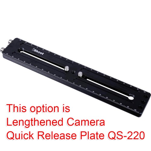 22cm Quick Release Plate for Camera Tripod Ball Head Telephoto Zoom Lens Holder - Picture 13 of 25