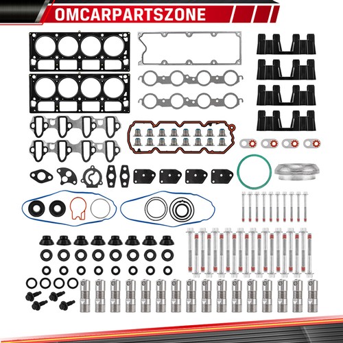 For GM Chevy 5.3L NON-AFM Cylinder Head Gasket Set Head Bolts Lifters & Guides - Bild 3 von 16