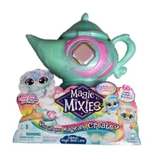 Magic Mixies Magic Genie Lamp with Interactive 8 Inch Rainbow Magic Plush, Ages
