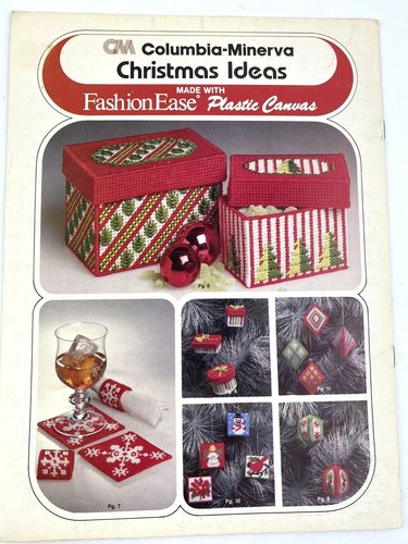 Columbia Minerva Ideas de Navidad Lona de plástico Adornos de punta de aguja Posavasos - Imagen 2 de 4