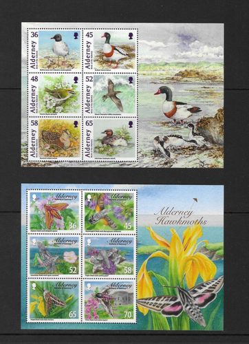 ALDERNEY 2011 COMPLETE YEAR SET COMMEMORATIVES 5 SETS + 2 MINISHEETS MNH - Picture 2 of 2
