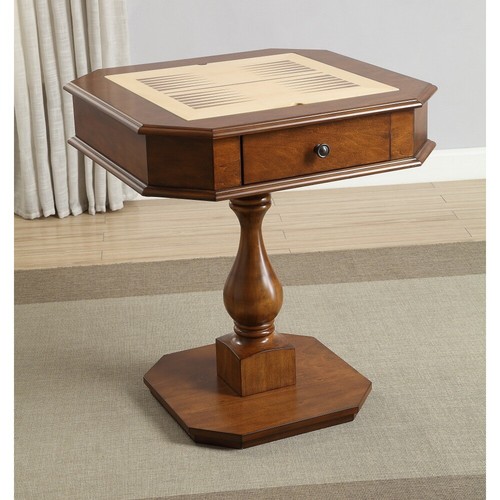 Finish Reversible Chess Checker Game Table w/Game Tray Exclude Chess Fingures - Picture 27 of 70