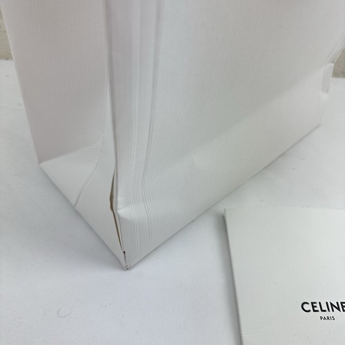Celine Paris Papiertüte + Umschlag, leer, weiß, 13x10x5 - Bild 2 von 8