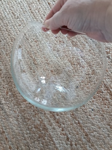 pecera/terrario de cristal. Capacidad 7 Litros hasta el borde. Como nueva. - Imagen 7 de 8