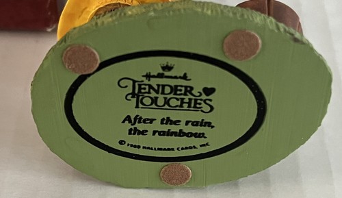 Oso Tender Touches con paraguas impermeable flores sello de 3” - Imagen 5 de 6