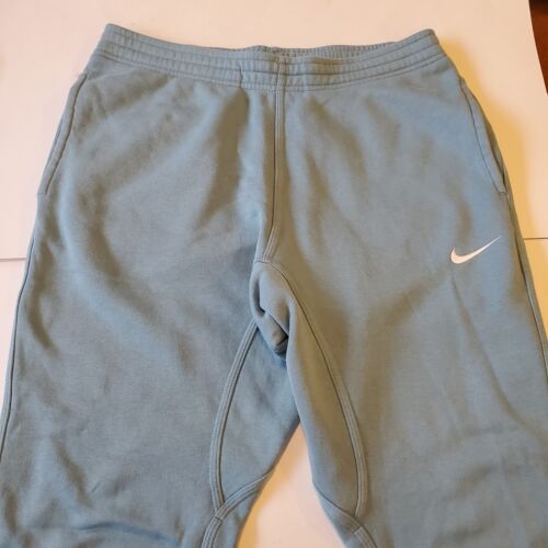Nike Tracksuit Trousers Bottoms Joggers Blue Mens Medium Great Condition
