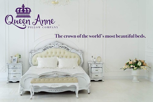 Queen Anne Princess 50% French Goose Down Feather Blend Luxury Pillow Comfort - Picture 10 of 11