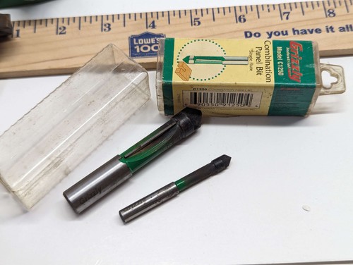 Grizzly Router Bits Lot - Woodworking Keyhole Panel Bit Misc - Picture 2 of 7