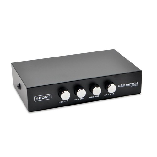 4 Port USB 2.0 Sharing Manual Switch Box Hub For Printer Scanner Camera Keyboard - Picture 5 of 6