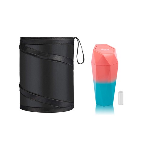 Car SUV MPV Automatic Mini Rubbish Bin Foldable Litter Trash Bag Universal Fit - Bild 31 von 35