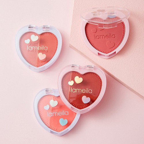 Blush Makeup Palette Mineral Powder Red Rouge Lasting Natural Cream Cheek Tint ~ - Picture 7 of 20