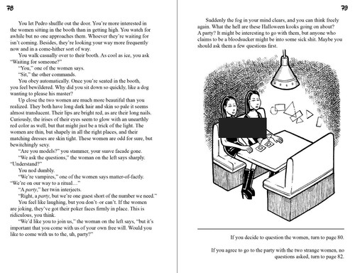 Adult Choose Your Own Adventure Book 1: Get Off or Die Trying, sexy vampires! - 第 3/4 張圖片