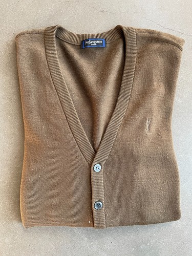 Vintage Yves Saint Laurent Cardigan - holes