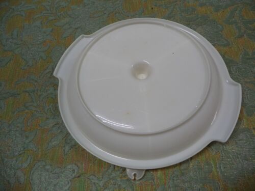 Plato para servir Tupperware #608-3 blanco Suzette plato dividido de 3 partes de colección - Imagen 2 de 4