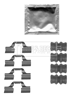 Fits Toyota Corolla Avensis Renault Scenic Brake Pads Fitting Kit Rear Stallex - Picture 3 of 6