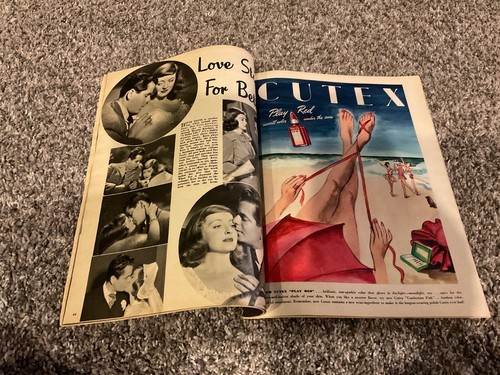 Vintage 1946 August SILVER SCREEN MAGAZINE -Maureen O’Hara, Shirley T, Bette Dav - Picture 11 of 14