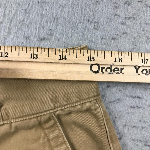 Cabelas Pants Womens 8 Regular Brown Cotton Flat Front Straight Leg - 第 8/13 張圖片