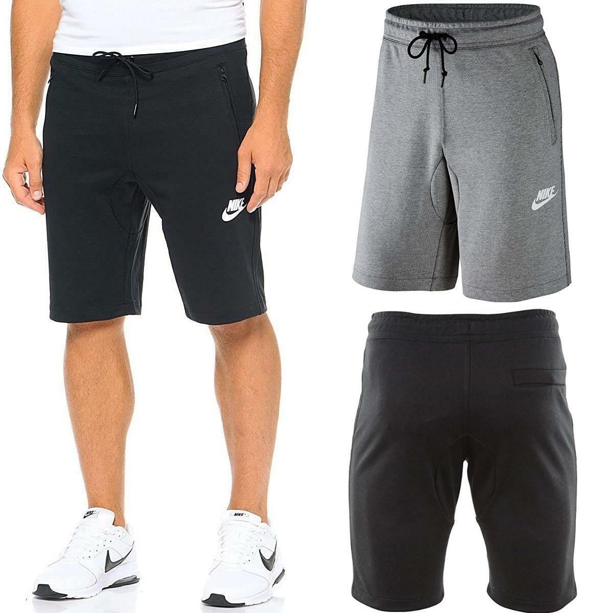 Nike Mens Fleece Shorts Zip Pockets Sweat Gym Sports AV15 Nike Mens Fleece Shorts Zip Pockets Sweat Gym Sports AV15
