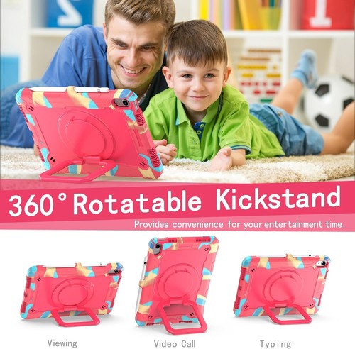 Do iPada 11" 10,9" iPada Air Cover Odporne na wstrząsy wytrzymałe etui stojące z paskiem na ramię - Zdjęcie 40 z 46