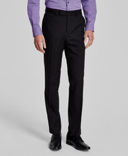 Kenneth Cole Men's Black Techni-Cole Slim-Fit 2-Piece Suit Set Size 40S - Picture 5 of 6