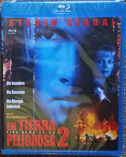 FIRE DOWN BELOW (1997) (Blu Ray, neu, versiegelt, Steven Seagal, Kris Kristofferson)
