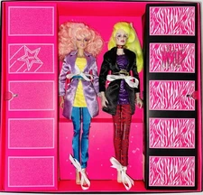 Jem / Pizzazz In Stitches 2 doll Set JEM AND THE HOLOGRAMS Integrity Toys 2014