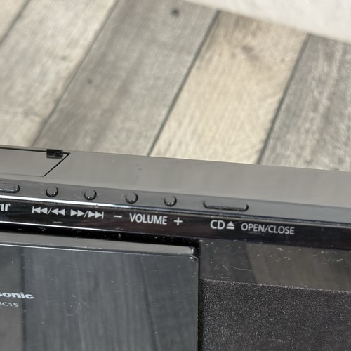 Panasonic CD Player AM FM Radio USB AUX Kompakt Regal HiFi SC-HC15 Vertikales Fach - Bild 7 von 20