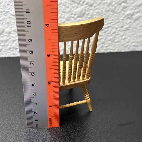 Wood 1:12 Dining Dollhouse Furniture table Hutch Chair High Chair Rug Sofa Table - Picture 9 of 24