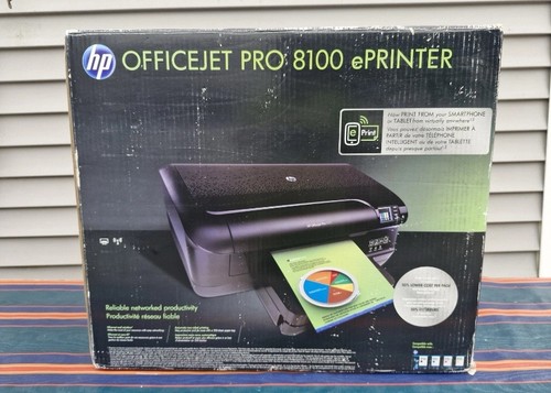 Brand New HP Officejet Pro 8100 Wireless Inkjet Printer - Picture 4 of 4