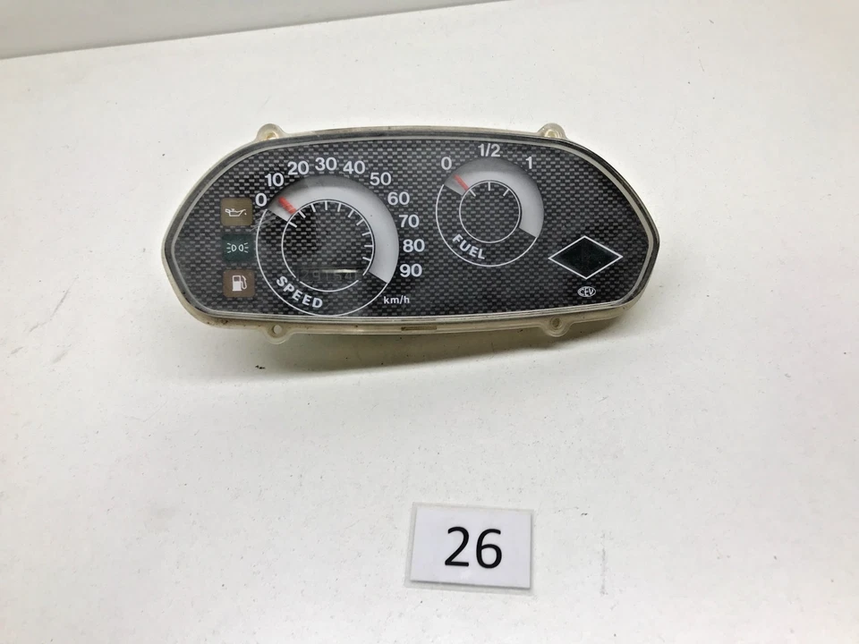 STRUMENTAZIONE CONTACHILOMETRI SCOOTER GILERA TYPHOON 50 CC CON PICCOLI GRAFFI - Immagine 2 di 4