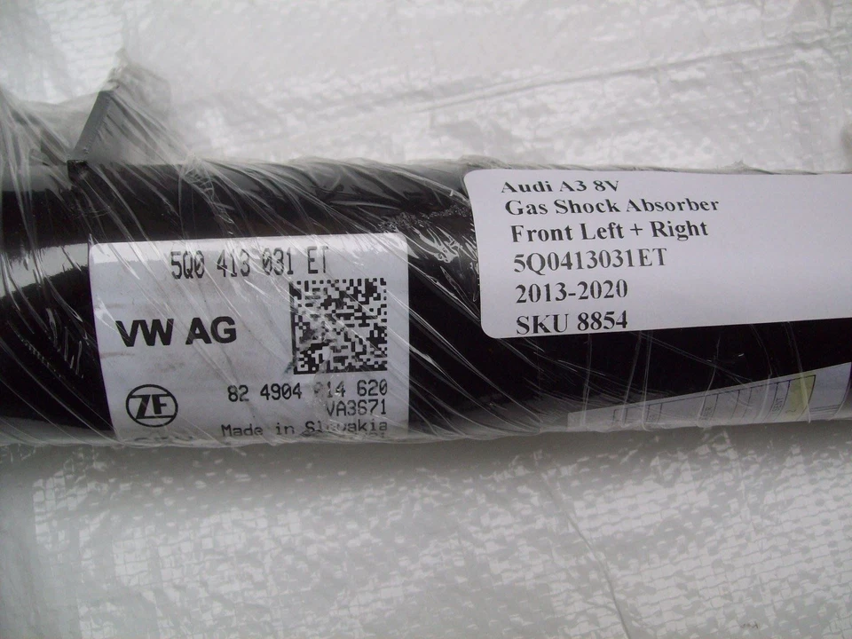 Amortiguador Gas Original Audi A3 8V Delantero Izquierdo + Derecho 5Q0413031ET 2013-2020 Foto 4 de 4