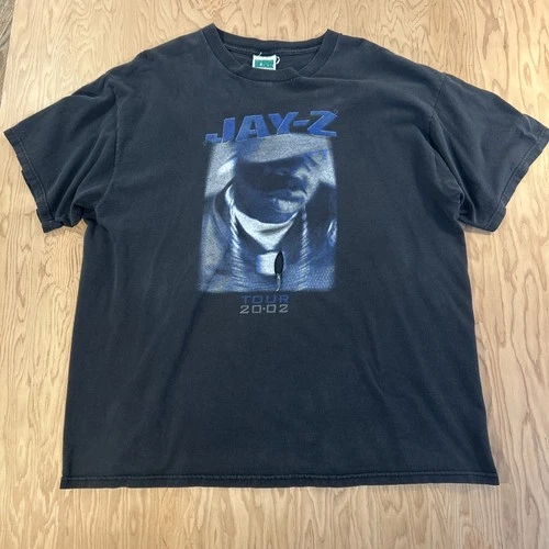 Jay Z Tour Faded Rap Tee XXL Cinder Block 2000s vintage concert t-shirt, vintage, size XXL, single stitch, B+ condition