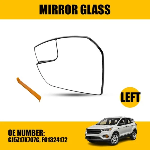 No heated Left Driver Side Door Wing Mirror Glass Fit 2018-2019 Ford Escape SEL